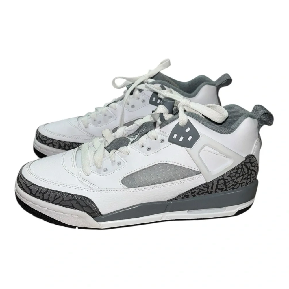 Jordan Youth 7Y Spizike Low White Anthracite‎ Wolf Grey Cool Grey (Wore Once)